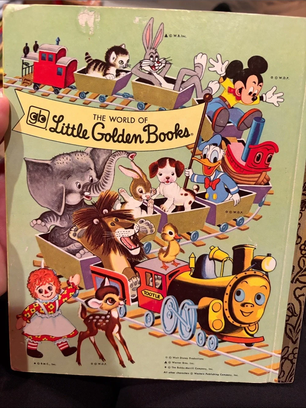 Vintage 1974 Little Golden Book Herbie The Love Bug Walt Disney book VGUC